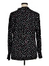Nic + Zoe Polka Dots Black Long Sleeve Blouse Size 1X - photo 2