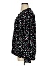 Nic + Zoe Polka Dots Black Long Sleeve Blouse Size 1X - photo 5