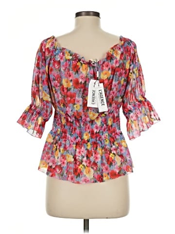 L'Agence Short Sleeve Blouse (view 2)