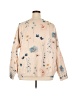 Shein 100% Polyester Floral Tan Pullover Sweater Size 24 - 26 - photo 2