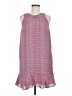 fleur bleue 100% Polyester Print Red Casual Dress Size 6 - photo 1