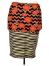 Lularoe Chevron-herringbone Orange Casual Skirt Size XXL - photo 1