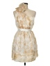 Thread Social 100% Silk Tie-dye Ivory Cocktail Dress Size 6 - photo 1