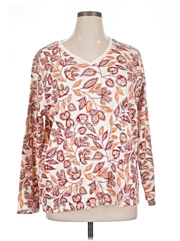 Karen Scott Sport Long Sleeve Blouse (view 1)