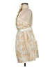 Thread Social 100% Silk Tie-dye Ivory Cocktail Dress Size 6 - photo 5