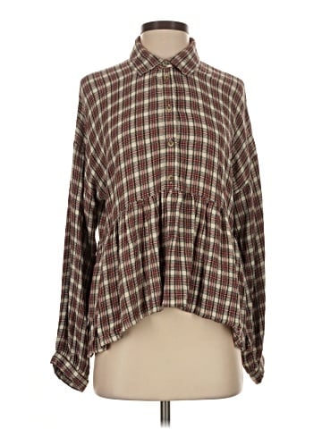 American Eagle Outfitters Long Sleeve Blouse (view 1)