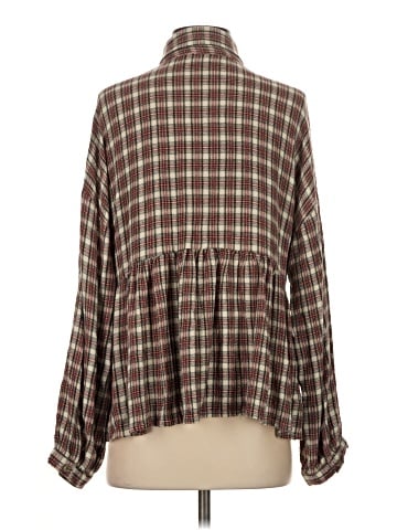 American Eagle Outfitters Long Sleeve Blouse (view 2)