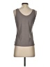 Sigrid Olsen Gray Sleeveless T-Shirt Size S - photo 2