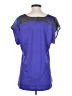 Bellatrix 100% Polyester Blue Short Sleeve Blouse Size S - photo 2