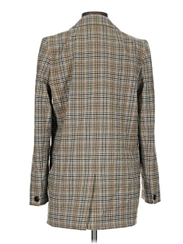 Madewell Caldwell Double-Breasted Blazer in Prejean Plaid (view 2)