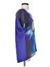 Bellatrix 100% Polyester Blue Short Sleeve Blouse Size S - photo 4