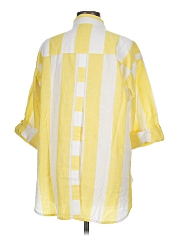 Lou & Grey 3/4 Sleeve Button-Down Shirt (view 2)