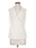 CAbi 100% Polyester Ivory Sleeveless Blouse Size XS - photo 1
