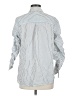CAbi 100% Cotton Stripes White 3/4 Sleeve Button-Down Shirt Size M - photo 2