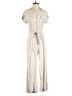 Blu Pepper Solid Ivory Jumpsuit Size S - photo 1