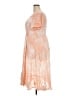 Torrid 100% Rayon Tie-dye Orange Cocktail Dress Size 2X Plus (2) - photo 5