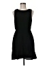 Everly 100% Polyester Solid Black Casual Dress Size M - photo 1