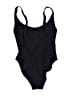 J.Crew Solid Black One Piece Swimsuit Size 2 - photo 2