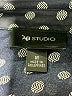AB Studio 100% Polyester Polka Dots Black Sleeveless Blouse Size M - photo 7