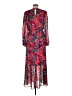Bar III 100% Polyester Paisley Red Casual Dress Size M - photo 2