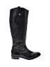 INC International Concepts 100% Leather Black Boots Size 8 1/2 - photo 1