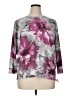 Alfred Dunner Floral Gray 3/4 Sleeve Blouse Size XL - photo 1