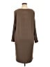 MICHAEL Michael Kors Solid Brown Casual Dress Size 1X - photo 2