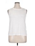 Halogen White Sleeveless T-Shirt Size XL - photo 1