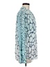Gypsy 05 Print Blue Long Sleeve Blouse Size M - photo 4