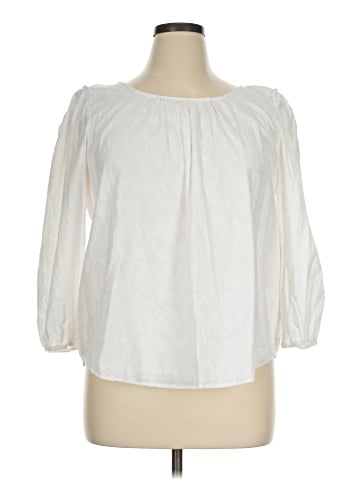 LC Lauren Conrad 3/4 Sleeve Blouse (view 1)