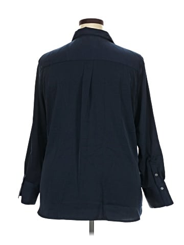 Banana Republic Factory Store 3/4 Sleeve Button-Down Shirt (view 2)