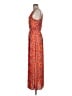 Everly 100% Polyester Paisley Orange Casual Dress Size M - photo 5