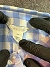 Caslon 100% Cotton Checkered-gingham Blue Long Sleeve Button-Down Shirt Size XXL - photo 7