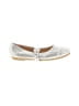 Top Moda Silver Flats Size 7 1/2 - photo 1