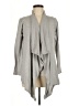 Attention 100% Cotton Gray Cardigan Size M - photo 1