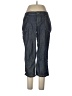 CALVIN KLEIN JEANS 100% Cotton Chevron-herringbone Blue Jeans Size 12 - photo 1