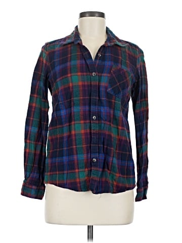 Natural Reflections Long Sleeve Button-Down Shirt (view 1)