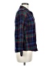 Natural Reflections 100% Cotton Plaid Blue Long Sleeve Button-Down Shirt Size M - photo 4