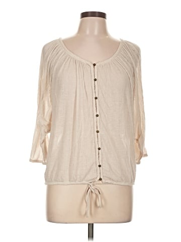 American Rag Cie 3/4 Sleeve Blouse (view 1)