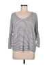 Repeat Cashmere Gray 3/4 Sleeve T-Shirt Size M - photo 1