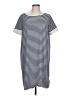 Lands' End Stripes Blue Casual Dress Size L (petite) - photo 1