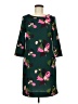 Boden 100% Polyester Print Green Casual Dress Size 4R - photo 1