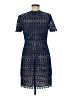 Shoshanna 100% Polyester Tweed Blue Cocktail Dress Size 8 - photo 2