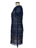 Shoshanna 100% Polyester Tweed Blue Cocktail Dress Size 8 - photo 5