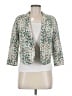 H&M Print Green Blazer Size 8 - photo 1