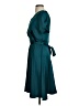 DKNY 100% Polyester Solid Teal Cocktail Dress Size 4 - photo 5