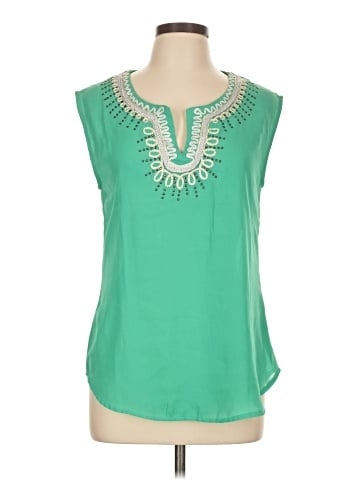 Marineblu Sleeveless Blouse (view 1)