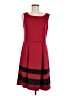 Liz Claiborne Color Block Red Casual Dress Size 6 - photo 1