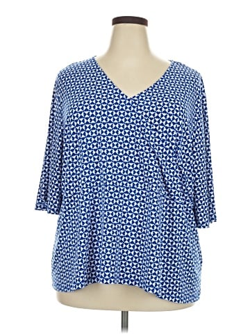 Liz Claiborne 3/4 Sleeve T-Shirt (view 1)