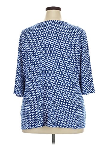 Liz Claiborne 3/4 Sleeve T-Shirt (view 2)